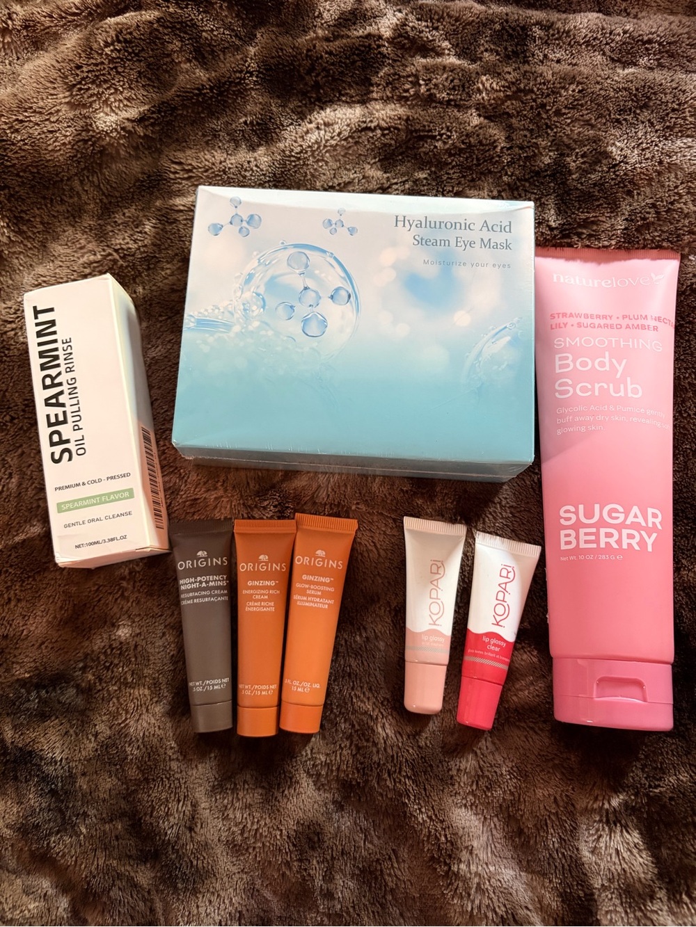 Skincare Bundle ✨ Origins + Kopari + Eye Masks + Body Scrub NEW